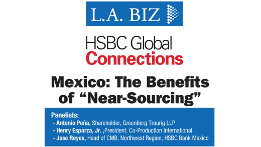 HSBC Global: Mexico Benefits of "Near-Sourcing"